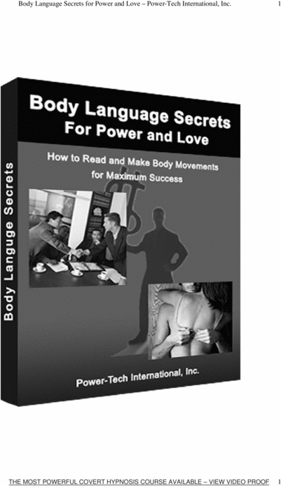 Product picture Body Language Secrets for Power and Love